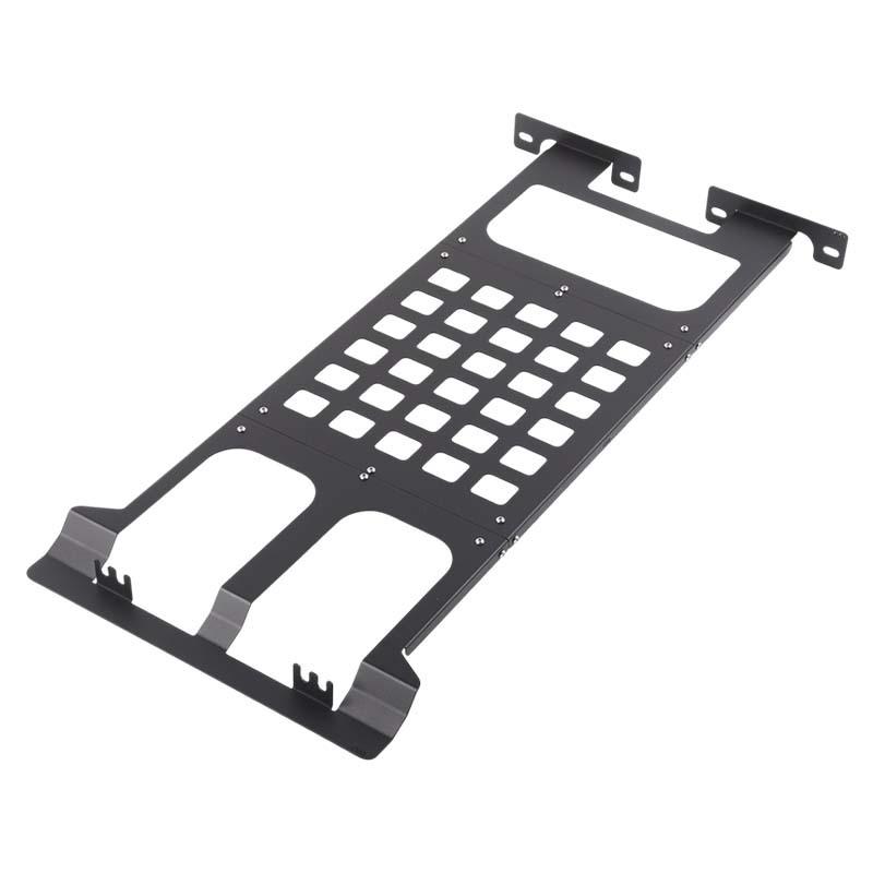 Top Front Roof Rack Shelf Luggage Storage Carrier Shelf For Jeep Wrangler JL For JT Gladiator 2018 Up Interior Accessories ( Iron)