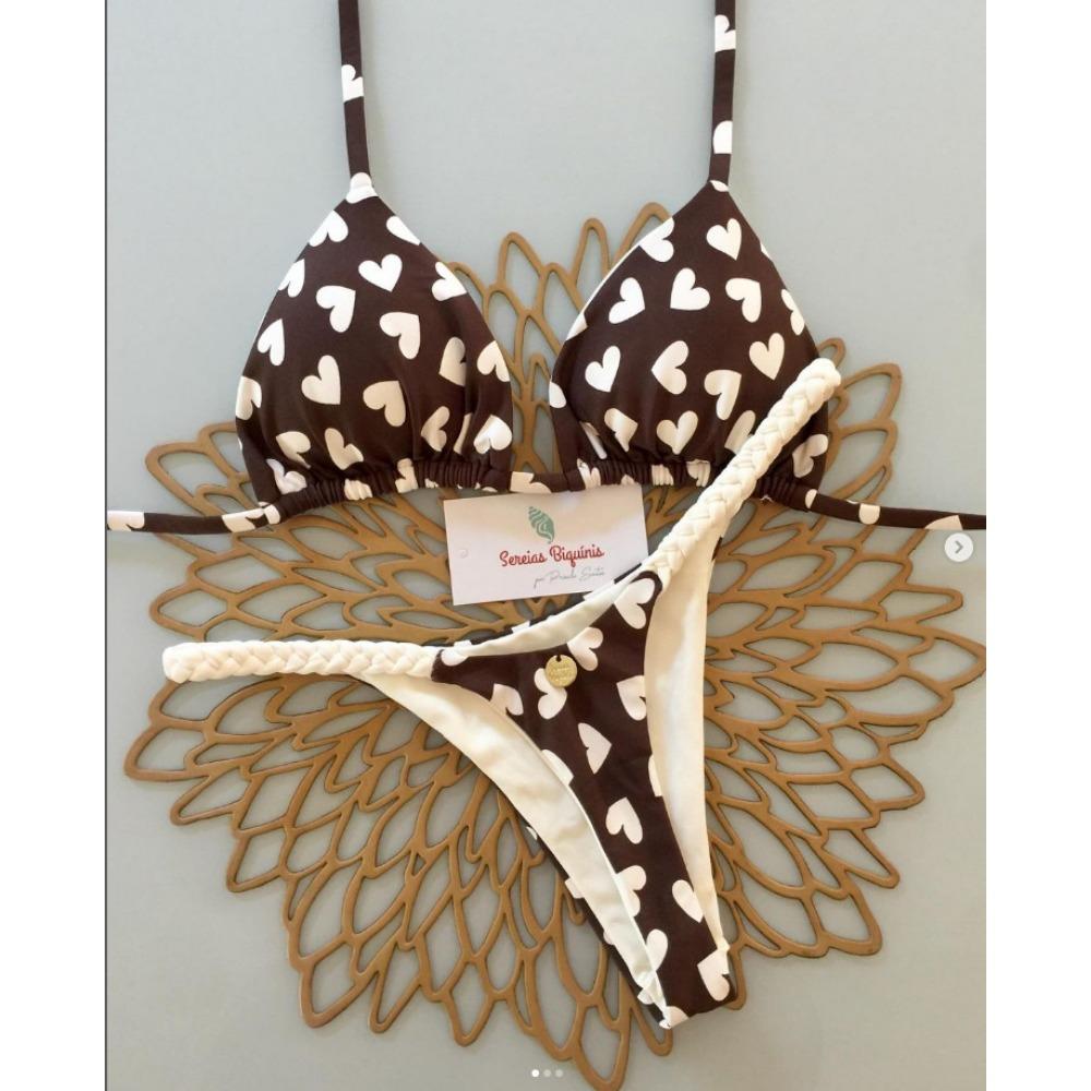European and American Swimwear Women's Lace-up Neck Triangle Cup Beach Sexy Swimsuit Hot Spring Bikini
