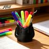 Cute Desk Accessory Hoodie-shaped Pen Holder 3D Sweatshirt Large Capacity Organizer Scratch-resistant Fun Desktop Stationery Storage for Office Study