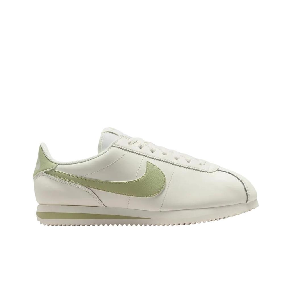 Nike Cortez Leder Bequeme Passform Lifestyle Schuhe Damen Sneaker Weiß Grün DN1791-117
