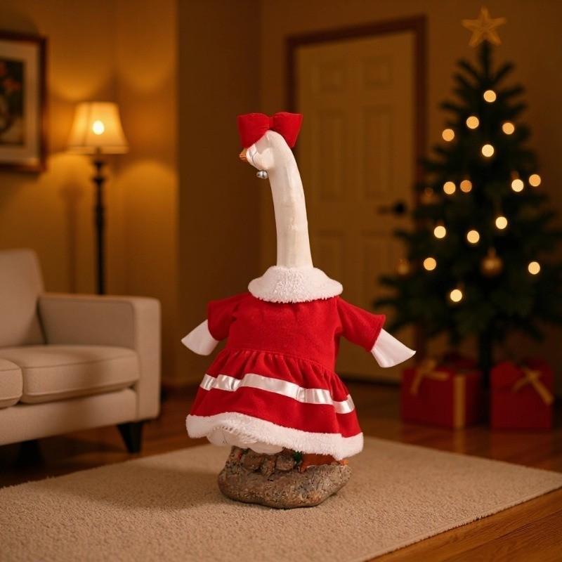 Classic Christmas Porch Goose Decoration Dress-up Shirt