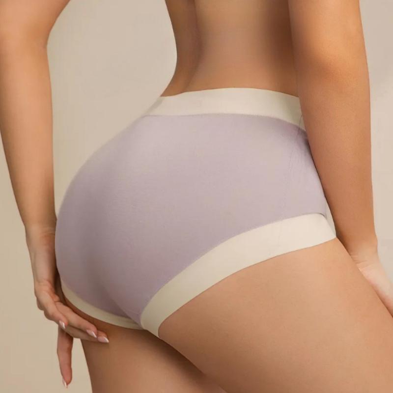 Modal-Höschen Mid-Waist Nahtlose Damen-Höschen Bequem Große Größen Keine Po-Einschnürung Unterwäsche