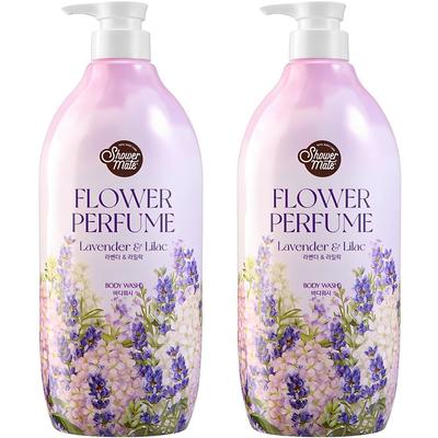 Bagnoschiuma Profumato Fiore Viola Fragranza Lavanda e Lillà, 900g, 2 unità
