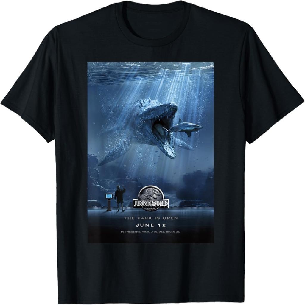 Jurassic World Mosasaurus Movie Poster Graphic T-Shirt T-Shirt