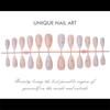 Winter Sparkle Diamond Snowflake Nail Art - 24 Almond-Shaped French Wearable Nails