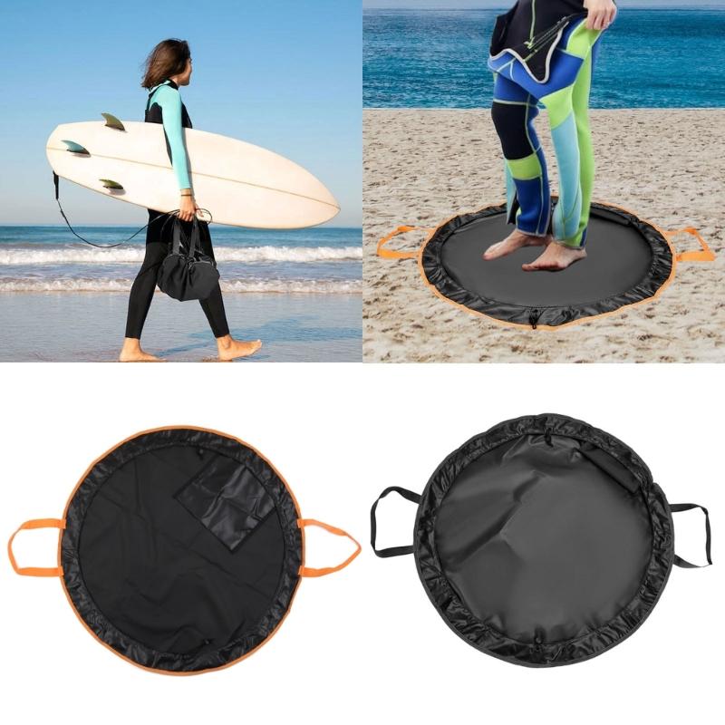 Wetsuit Changing Mats, Durable Waterproof Dry Bag, Surf Change Mat with Drawstring Closure for Diving, Surfing and Kayak