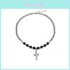 Original Design Cross Pendant Necklace With Titanium Steel Chain For Men And Women