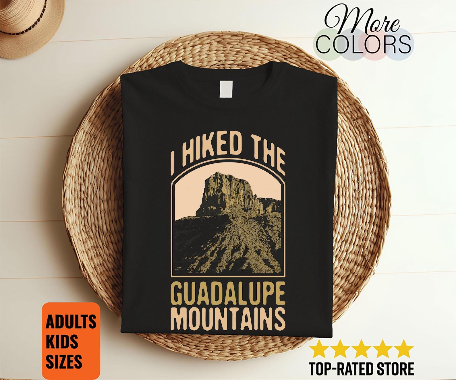 Guadalupe Mountains National Park US Vintage T-Shirt, USA Texas El Paso Parks Lover Gifts, Adventure Outdoors, Camping Hiking Travel Present 110