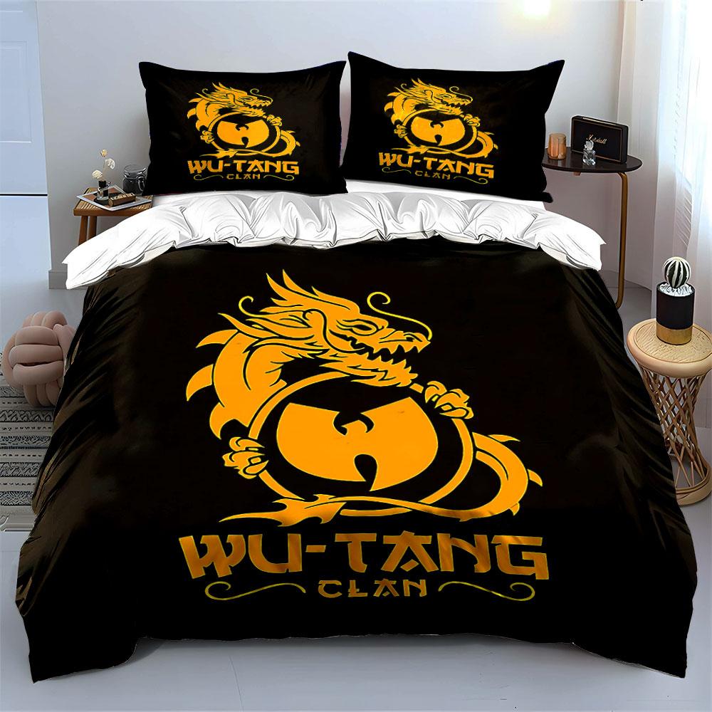 Drache Wu-Tang Bettwäscheset Bettwäsche Bettbezug Set Bettbezug Kissenbezüge (1 * Bettbezug 2 * Kissenbezüge, ohne Bettdecke)