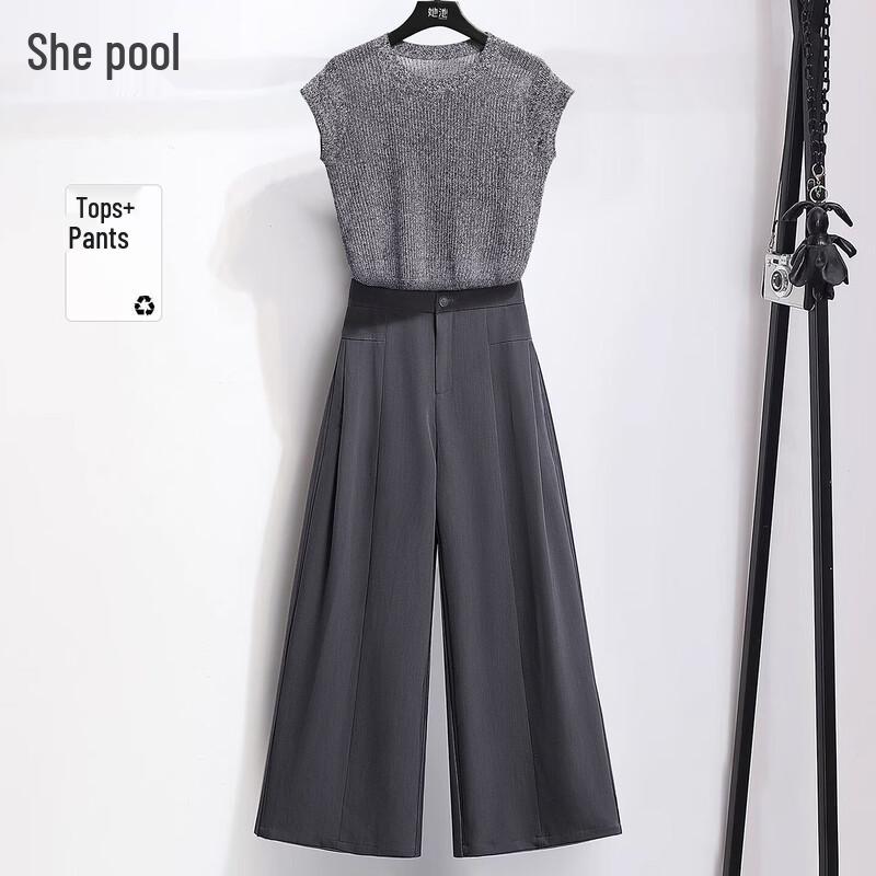 Women s Elegant Summer Two-Piece Outfit 2XL