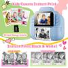 Kids Camera Instant Printing High-Definition Thermal Paper Toy Capture Print on the Spot Fun Children's Favorite