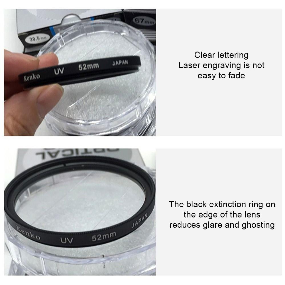 1Pcs Universal 37/40.5/43/46/49/52/55/58/62/67/72/77/82mm Lens UV Digital Filter Lens Protector for Canon DSLR SLR Camera