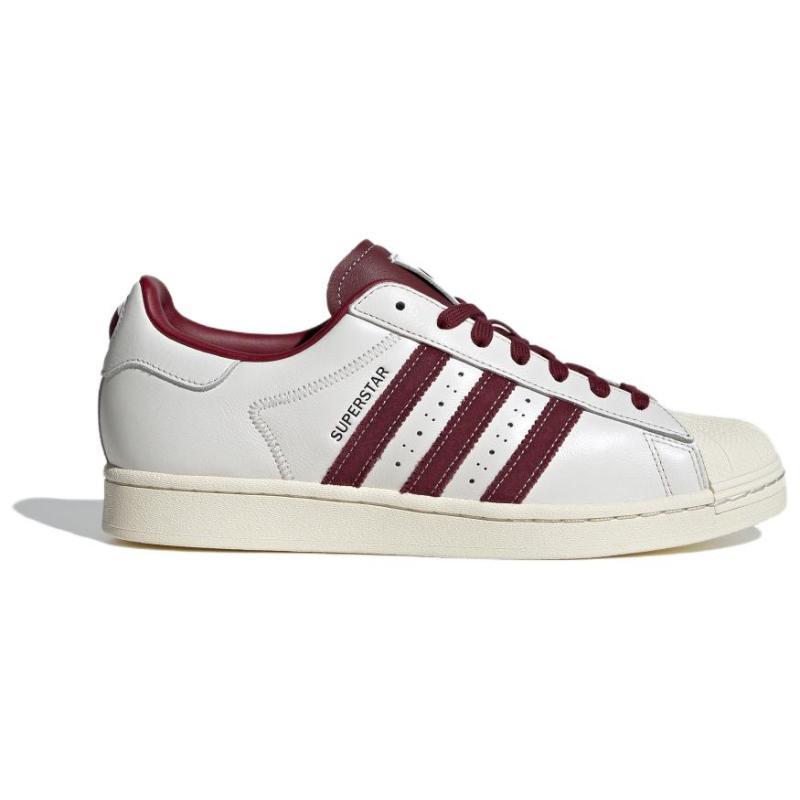 Adidas Superstar 'Off White Maroon' Sneakers IF1781