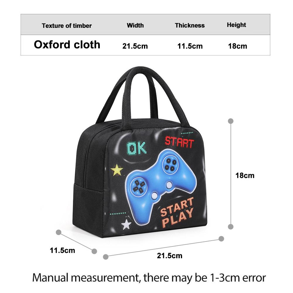 Thermal Insulated Bag Children School Lunch Box Bags Picnic Bag For Students Unisex Portable Food Storage Student Lunch Bag