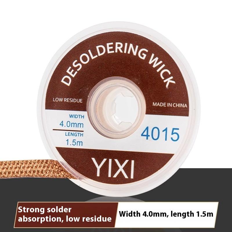1Pcs Soldering Wick Tin Lead Cord Flux 1-4Mm 1.5/3Meter Desoldering Mesh Braid Tape Copper Welding Point Solder Remover Wire