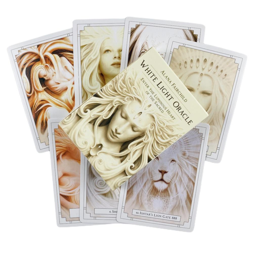 Chubby Bun Rabbit Tarot Cards Ver.2 Divination Deck English Versions Edition Oracle Board Playing INK Table Game For Party