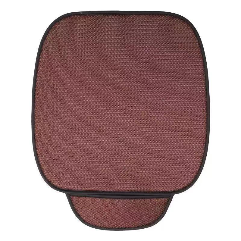 Ice Silk Car Seat Cushion Set - Universal, Non-Slip, Breathable, Backless, All-Season Cooling Pad.