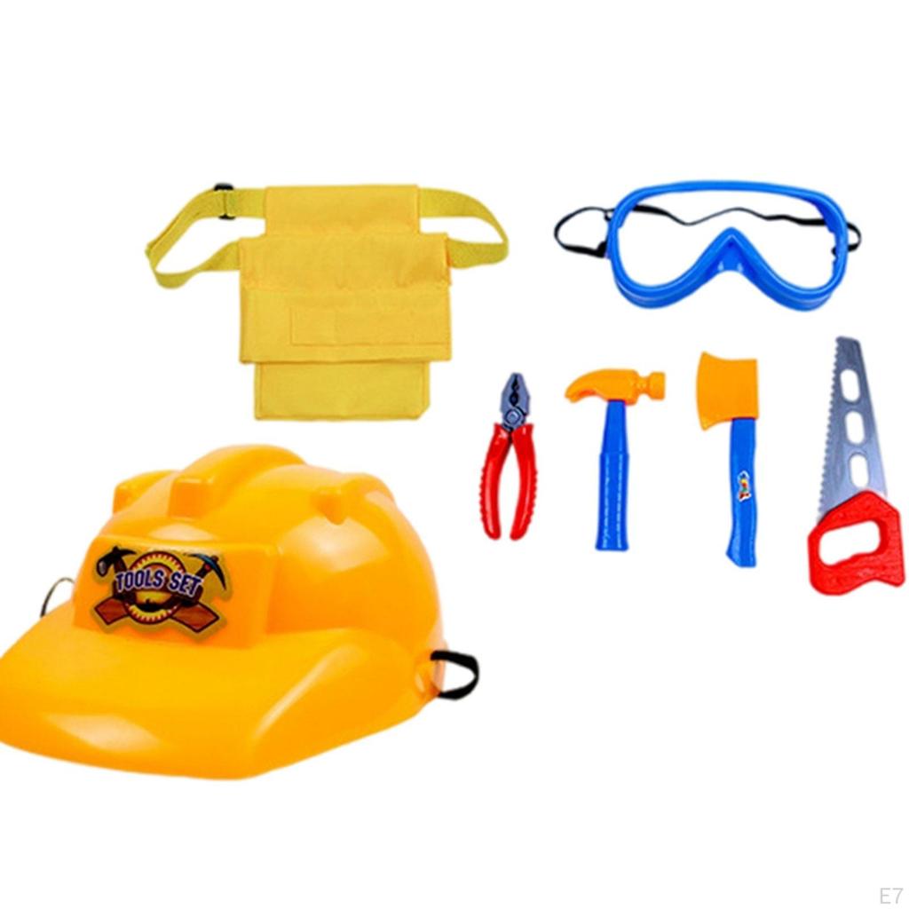 Costume Cosplay Clothes Worker Toy Set Gift Pretend Play for Stage Performances Theme