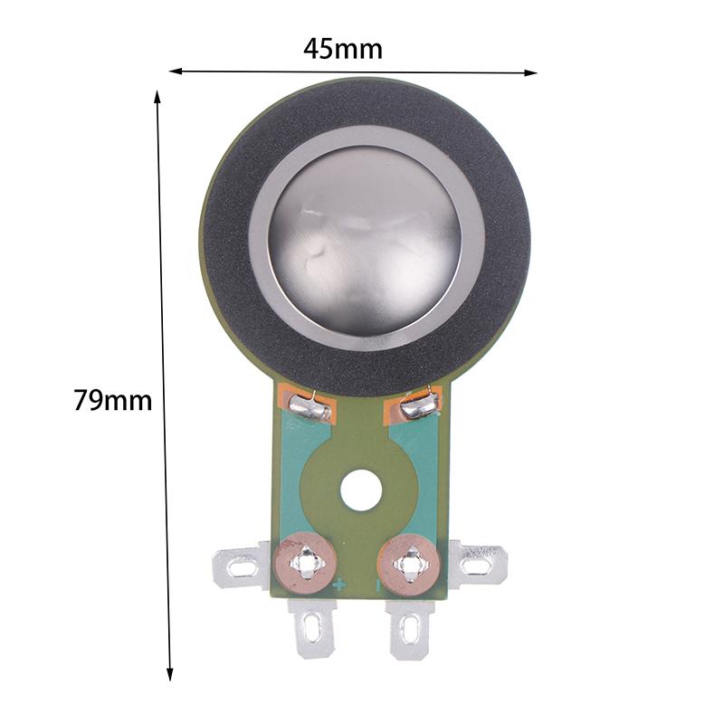 1Pc Repair Parts 25.4Mm Tweeters Voice Coil Round Speaker Treble Coil Horn Titanium Film Copper Clad Alumium Diaphragm