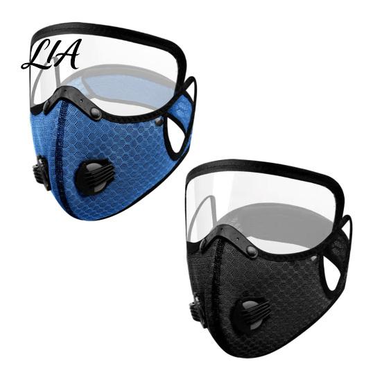 Anti-fog Goggles with Masque 2 Pcs Dust Masque, Breathable Reusable Carbon Filter Face Full Protection Gear Cushion for Woodworking Construction