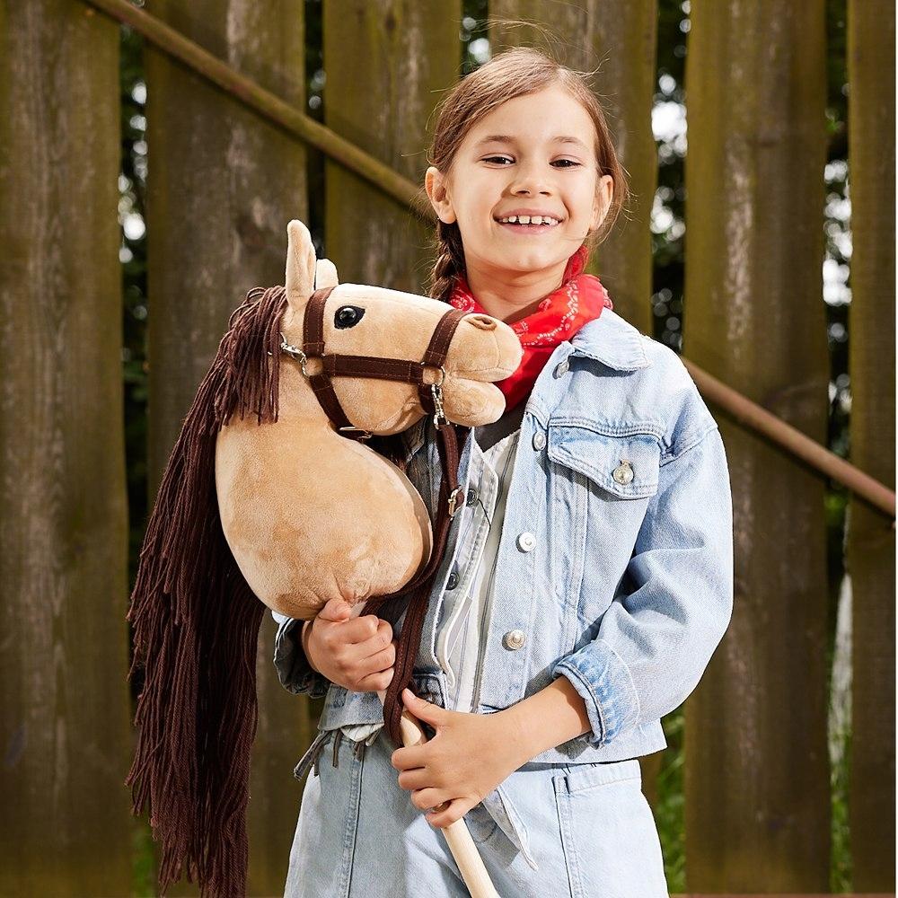 Hobby Horse A3 | Stick Horse | Hoppihorse Beige | + Accessory Set