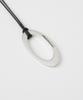 Millo Women Contour Circle Necklace [Silver]