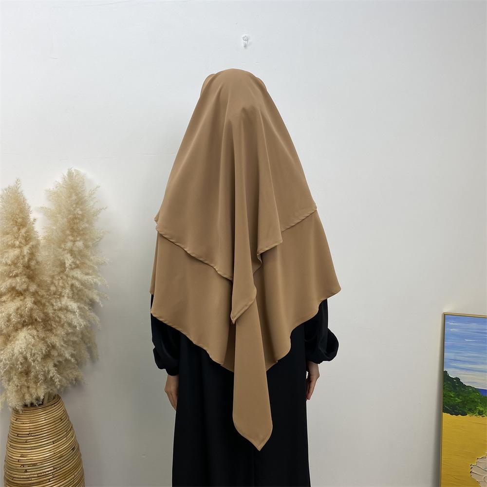 Women Fashion High Quality Hijabs Girl Muslim Ethnic Scarves Shawls Adjustable Nylon Headscarf Turkish Daily