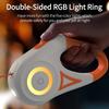 5M Automatic Dog Leash Retractable LED Luminous Leading Fashion Light Straps For Dog Puppy Pet Flexi Walking Running Lead