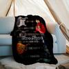 1PC Custom Name Guitar Collection Artwork outdooor Flannel blankets Patterns Throw Blanket All-Season Soft Gift for Couch, Bed, Camping gifts