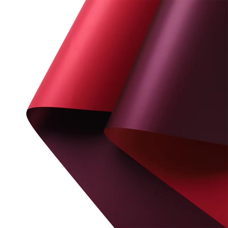 Lot de 20 feuilles de papier d'emballage imperméables pour fleurs de rose, 2 couleurs, style coréen, épais, pour cadeau, pour fleuriste