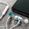 1Set Earphone In-ear Heavy Bass Built-in Microphone Fashion Wired Headset for Game