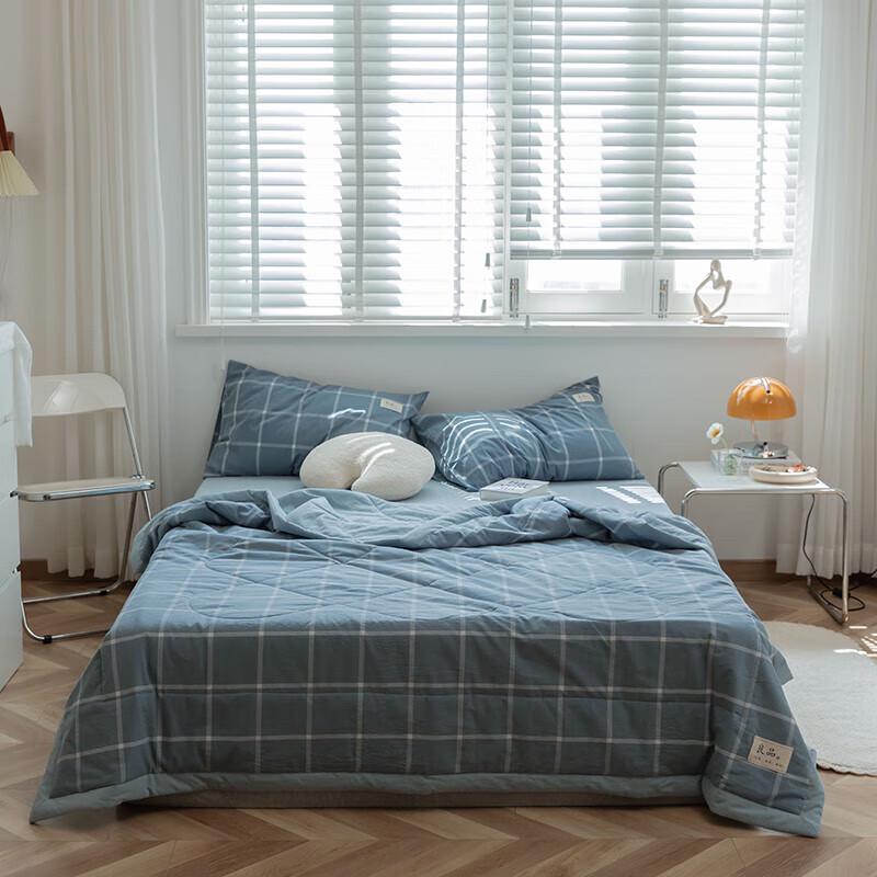 Washed Cotton Polyester Summer Quilt