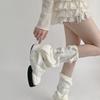 Autumn Winter Japanese Style Knitted Hot Girl Leg Warmers Cuffed Ripped Y2K Subculture Cute Versatile Leg Flared Mouth