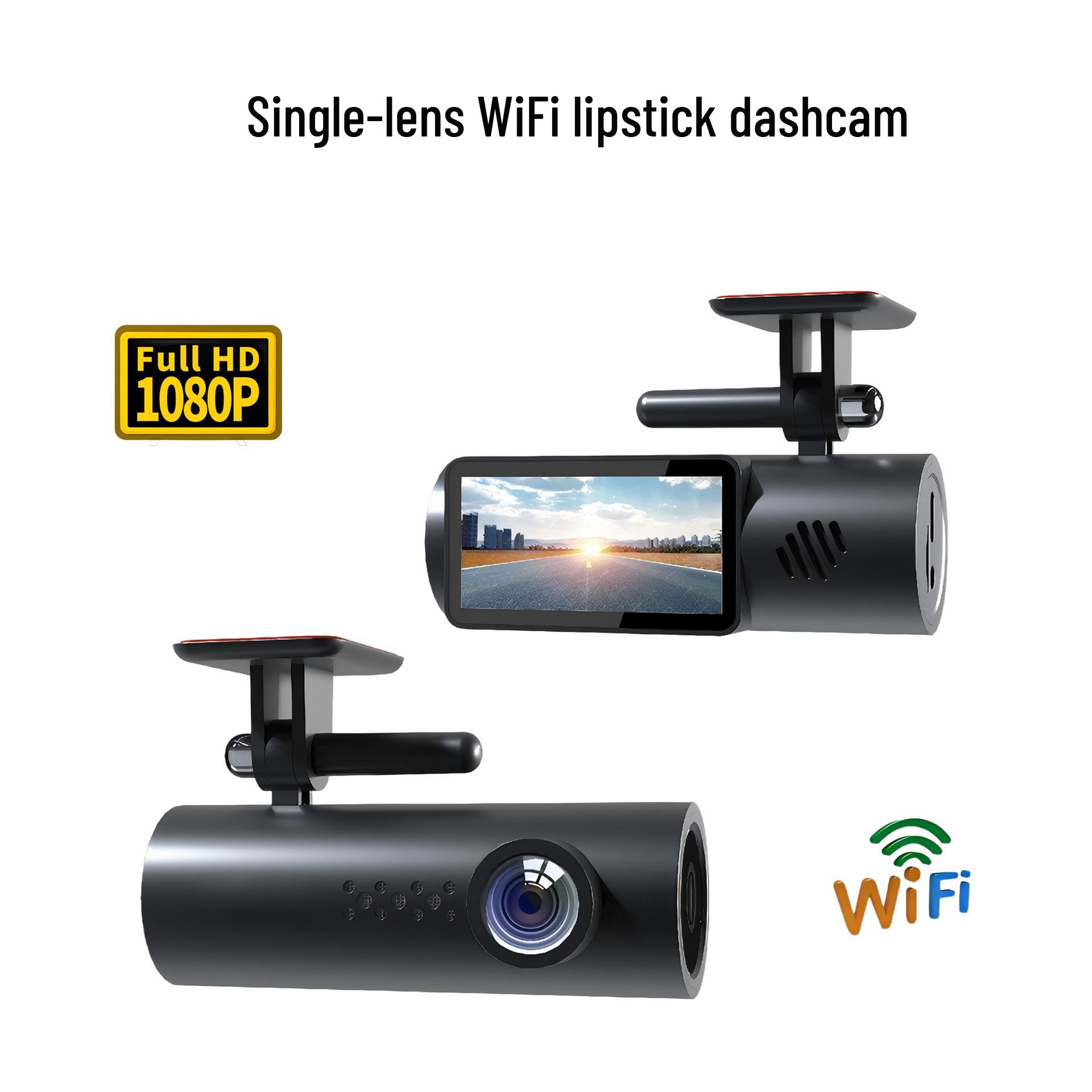 

1080P HD Dual Lens WiFi Lipstick Dash Cam