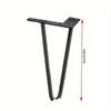 4pcs Furniture Heavy Duty Metal Furniture Legs Rubber Floor Protectors Cabinet Legs Sofa Legs Dresser DIY Dresser Stand Table