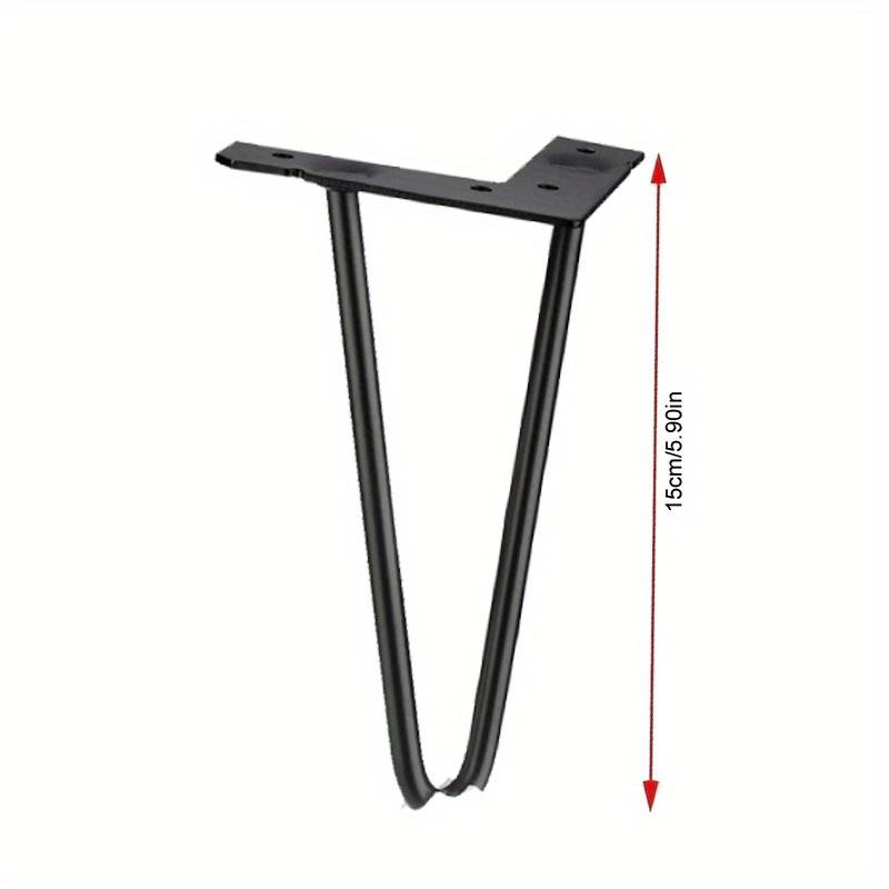 4pcs Furniture Heavy Duty Metal Furniture Legs Rubber Floor Protectors Cabinet Legs Sofa Legs Dresser DIY Dresser Stand Table