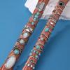50 Pieces Bohemian Style Turquoise Color Fashion Accessories Handmade Adjustable Stackable Necklace Bracelet
