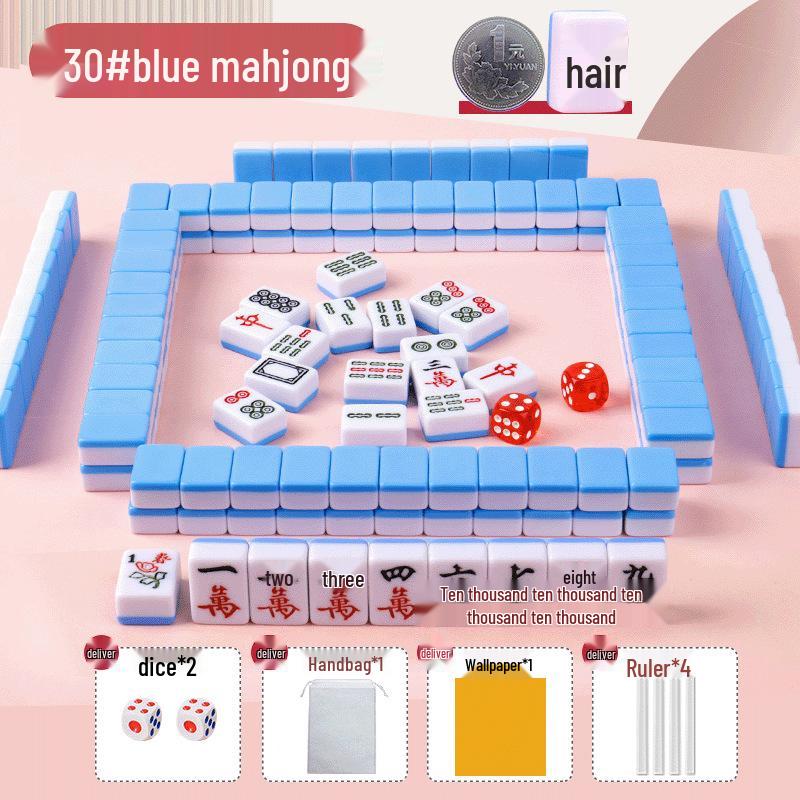 Tragbare Mini-Mahjong-Steine - Kompakt, Niedlich und Ideal für Camping, Wohnheime oder Reisen