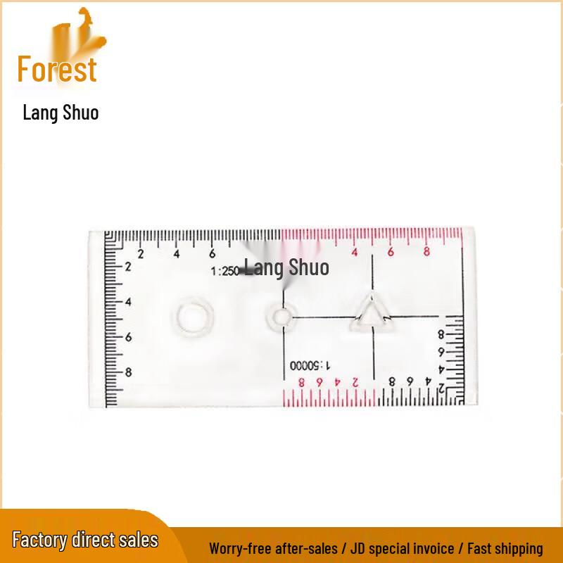 WolfShuo Tactical Map & Coordinate Rulers