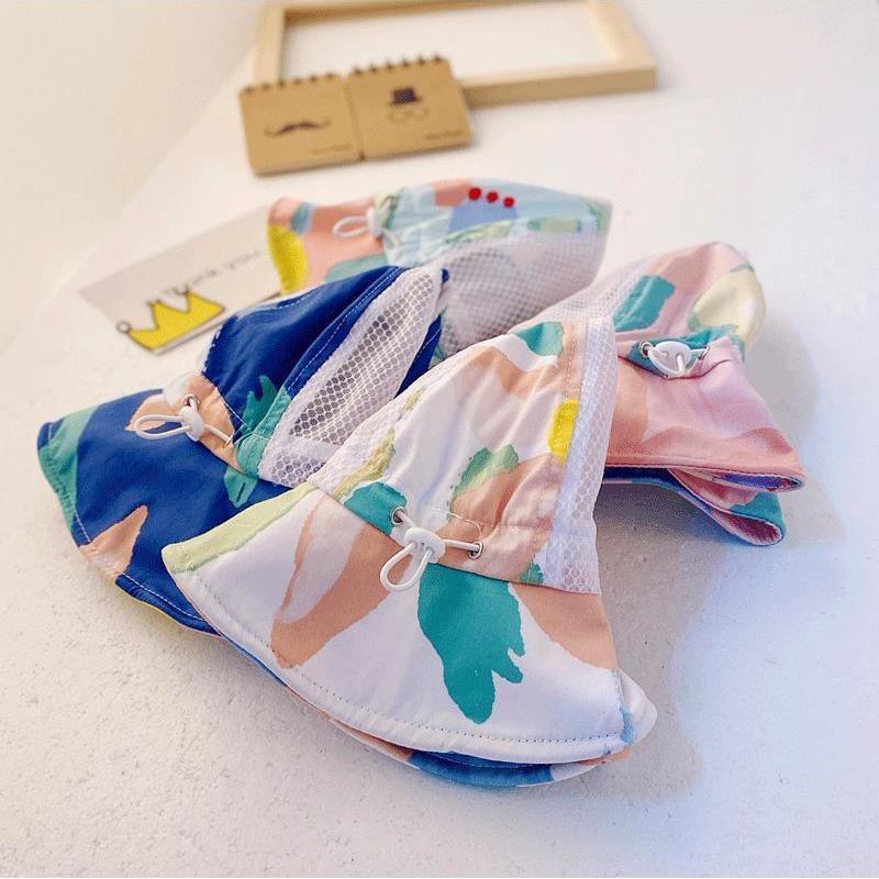 Baby Hat Summer Thin Sunshade Hat Baby Mesh Fisherman Hat for Boys and Girls Summer Sun Hat