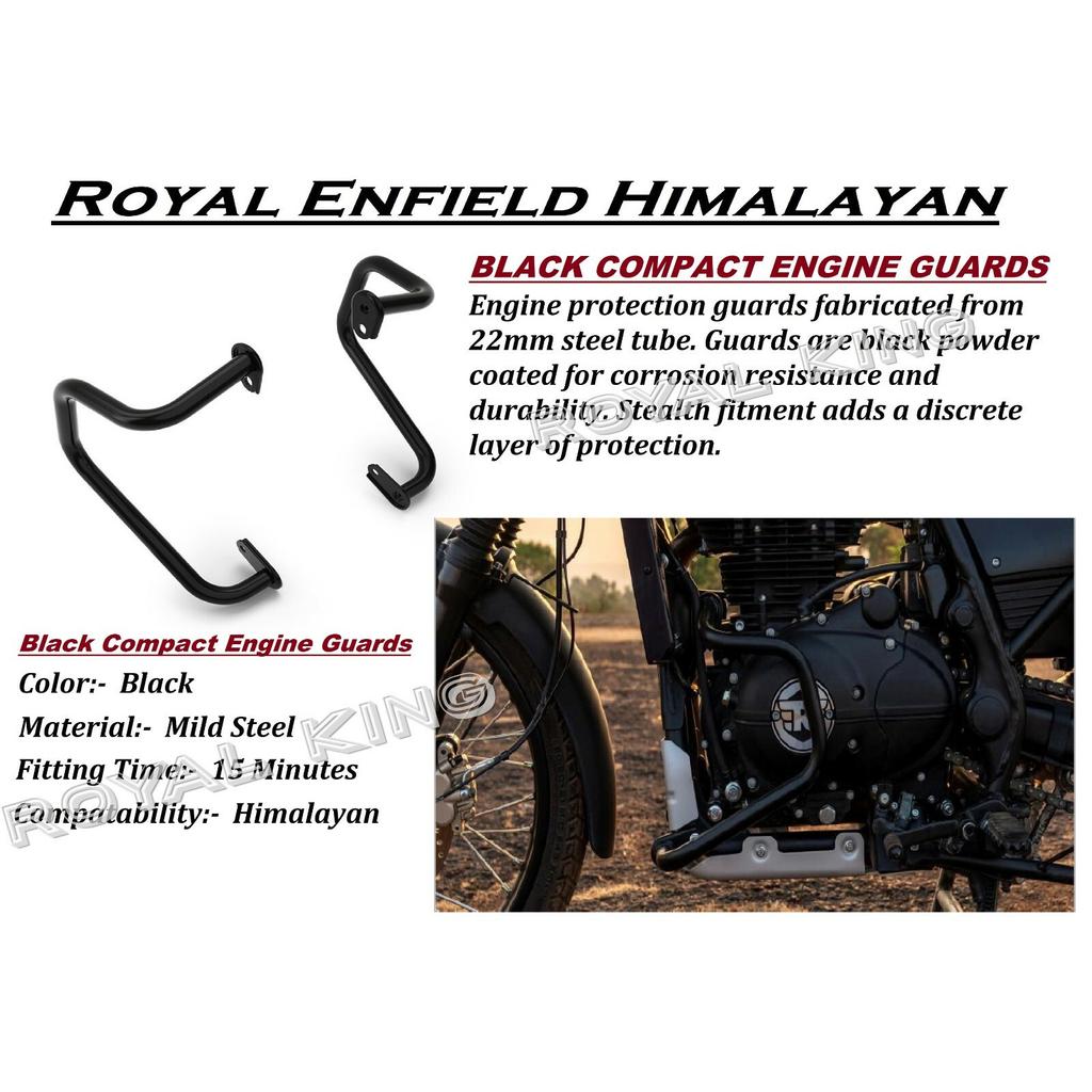 Royal Enfield "HIMALAYAN/SCRAM 411 "COMPACT ENGINE GUARD" with Express Shipping