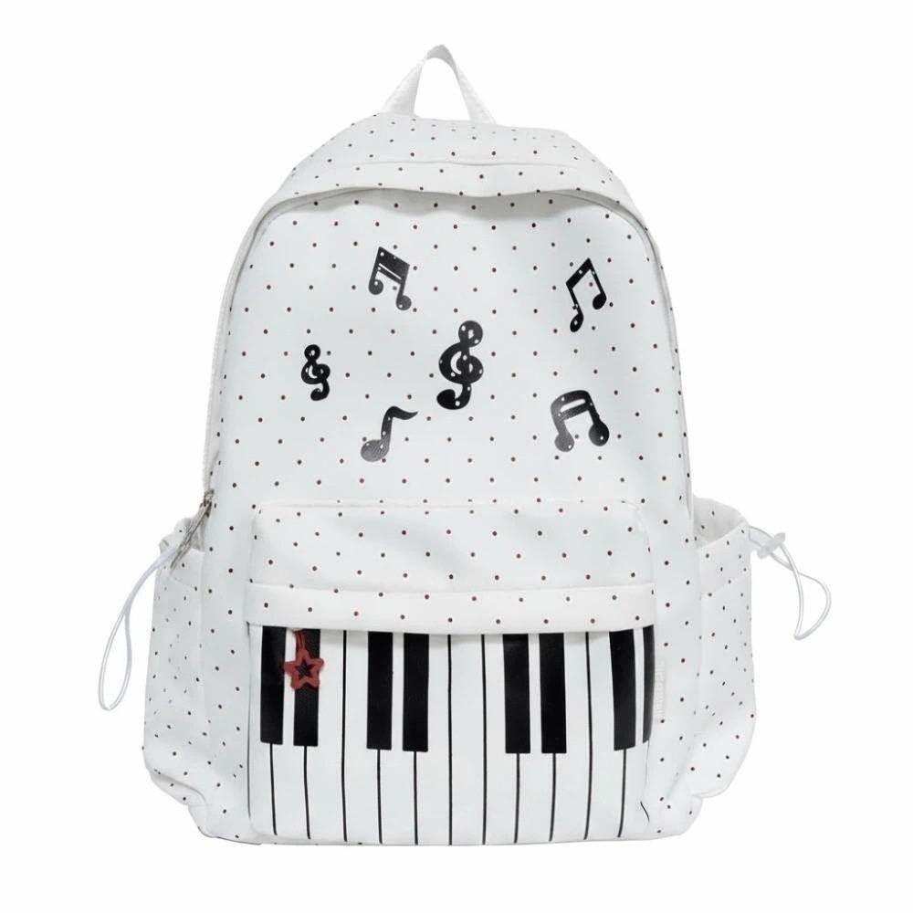 Mehrere Fächer Noten Tasche Leichtes Design Süße Schultasche Tastatur Buch Tasche Weibliche Jugend