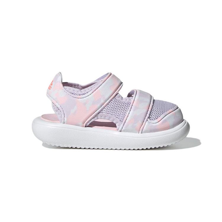 Adidas Water Sandal Comfortable Versatile Breathable Low-Top Walking Shoes Baby Shoes Pink GZ1312