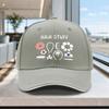 Adjustable Sandwich Baseball Cap  Lightweight Printed Unisex Hat for Outdoor Weddings Parties