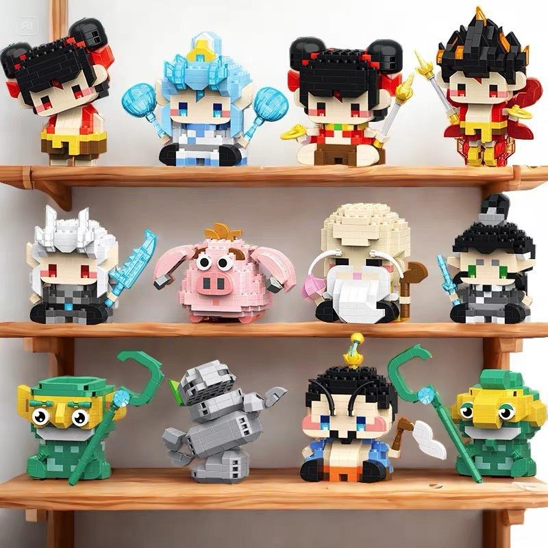 Compatible With Lego Journey To The West Monkey King Myth Nezha Cartoon Peripheral Puzzle Assembling Building Block Children'S Toy Gift