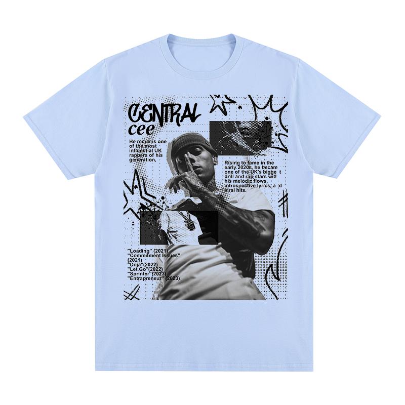 Central Cee Vintage Tshirt UK Rap Digga D Stormzy Kendrick Cotton Unisex T shirt New TEE TSHIRT Womens tops