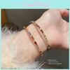 Geometric Zirconia Open Bracelet With Cubic Copper Material For Fashion Casual Wear