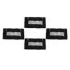 4PCS Under Bed Storage Box 90L Non Woven Foldable Underbed Storage Containers with Clear PVC Window for Clothes