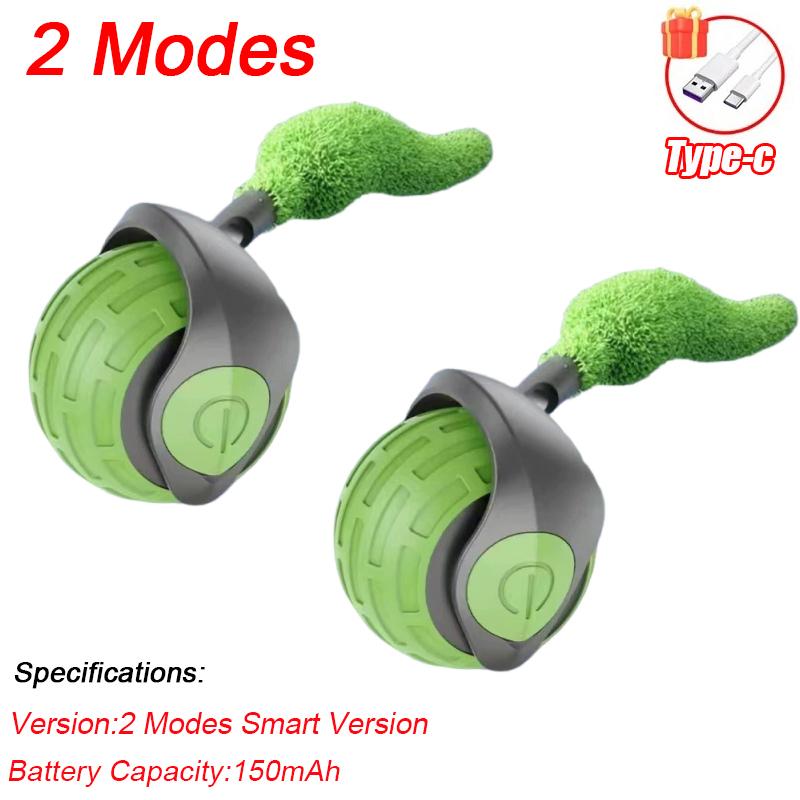 New Interactive Cat Toys Ball Smart Electric Rolling Ball Toys for Cat Kitty Pet Automatic Training USB Rechargeable Cat Toy