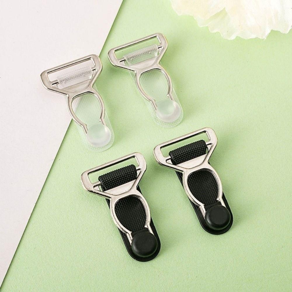 10pcs 10/12mm Suspender Ends Hooks Plastic Hosiery Stocking Grips New Corset Leg Garter Belt Clip